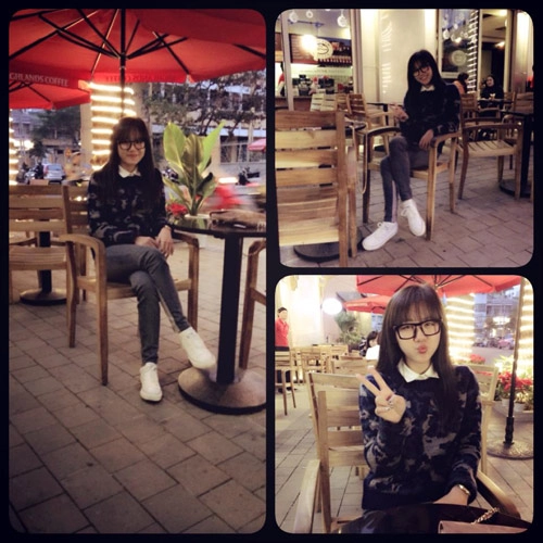 Thời trang thường ngày tươi trẻ của văn mai hương - 1