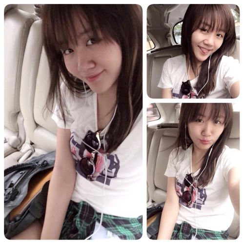 Thời trang thường ngày tươi trẻ của văn mai hương - 2
