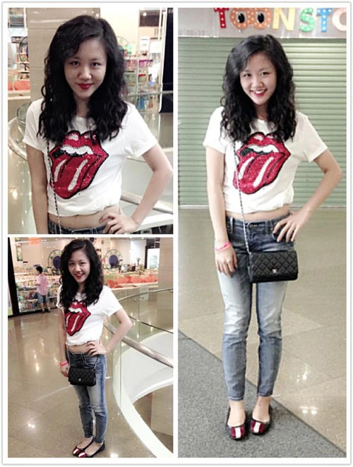 Thời trang thường ngày tươi trẻ của văn mai hương - 4