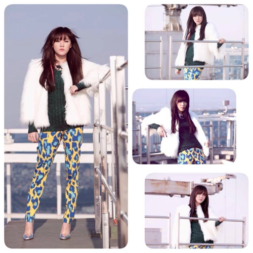 Thời trang thường ngày tươi trẻ của văn mai hương - 8