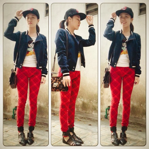 Thời trang thường ngày tươi trẻ của văn mai hương - 12