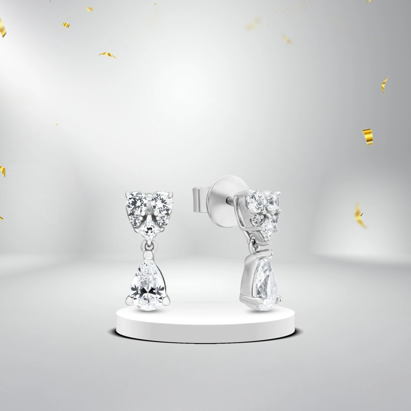 Tỏa sáng cùng xu hướng đính đá 3 mẫu bông tai không thể bỏ lỡ - 3