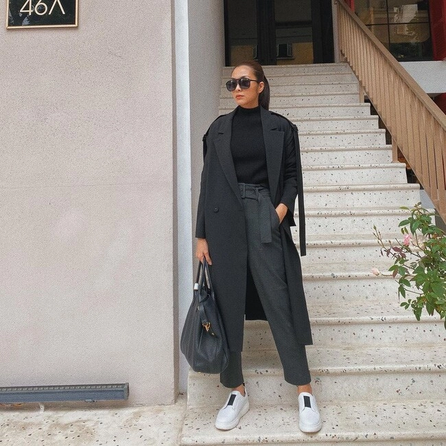 Trời chuyển lạnh học hội mỹ nhân cách phối áo len cổ lọ đẹp chất ngất lại hack tuổi không lo bị chê dừ - 4