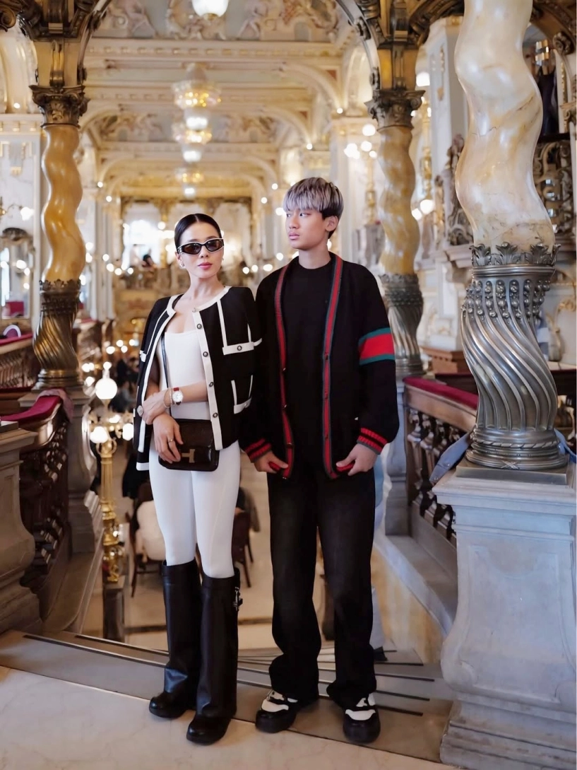 Tủ đồ hiệu của con trai lệ quyên - 1