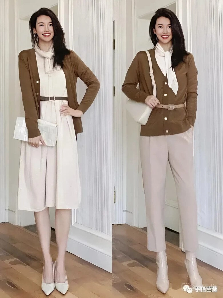 Tủ đồ thu đông lèo tèo vài món chị em mặc gì đi làm tham khảo 16 outfit này đảm bảo lên đồ thanh lịch mà ít tốn kém - 6
