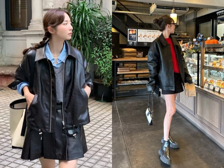 Từ ngày biết 8 cách phối đồ với áo khoác da sành điệu mà không bị một màu tôi mặc lên ai cũng khen trẻ đẹp - 3