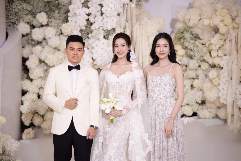 Váy áo của dàn hoa á hậu chưng diện dự đám cưới đỗ thị hà lương thùy linh liên tục đụng hàng với nhiều người đẹp - 4