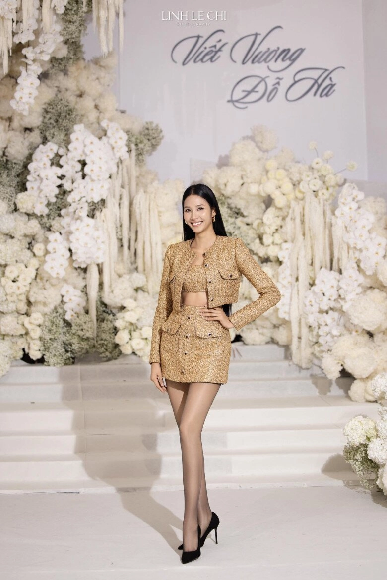 Váy áo của dàn hoa á hậu chưng diện dự đám cưới đỗ thị hà lương thùy linh liên tục đụng hàng với nhiều người đẹp - 9