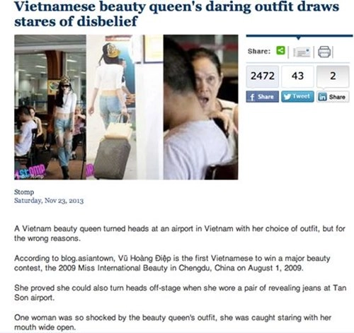 Vũ hoàng điệp khoái khi quần rách được lên báo ngoại - 3