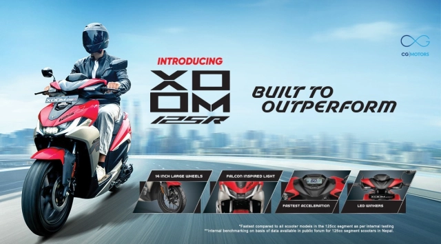 Xoom 125r đối thủ nặng ký của vario 125 vừa ra mắt với giá bán lên đến 55 triệu đồng có gì - 1