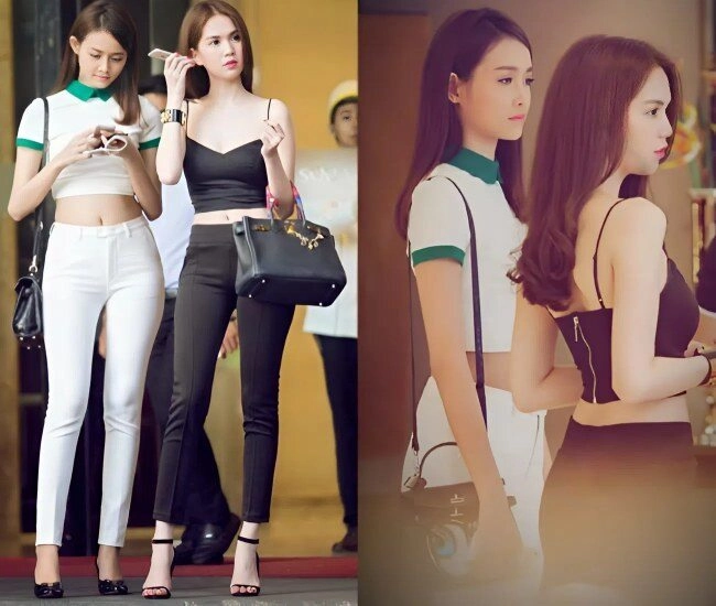 Á hậu chân dài 1m2 từng gây sốt khi đứng cạnh ngọc trinh sinh 2 con cho hồng hài nhi dáng nuột nà thấy mê - 1