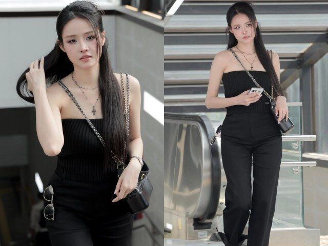 Á hậu chân dài 1m2 từng gây sốt khi đứng cạnh ngọc trinh sinh 2 con cho hồng hài nhi dáng nuột nà thấy mê - 3