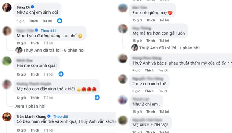 bạn gái mạnh trường hiếm hoi khoe nhan sắc mẹ ruột trẻ đẹp như chị em sinh đôi khiến con gái cũng phải xách dép - 2