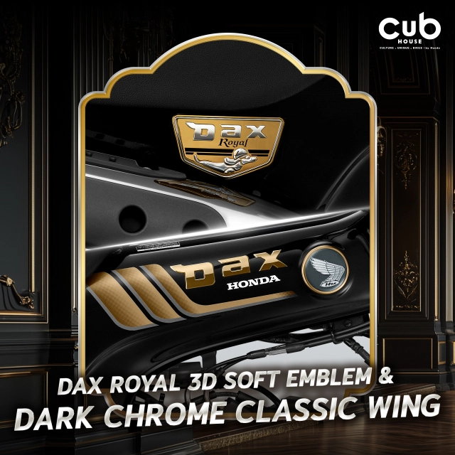 Chi tiết honda dax royal limited edition vừa ra mắt tại thái lan với giá bán khoảng 66 triệu đồng - 4
