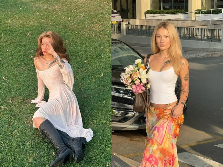 Cô vợ lai việt - đức của diễn viên quốc khánh tóc vàng hoe như tây body tuổi 28 hoàn hảo đến từng centimet - 13