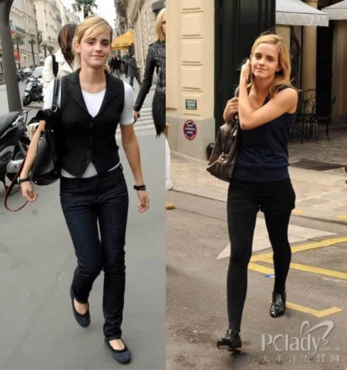 Emma watson khoe chân thon nuột với sooc jeans - 8