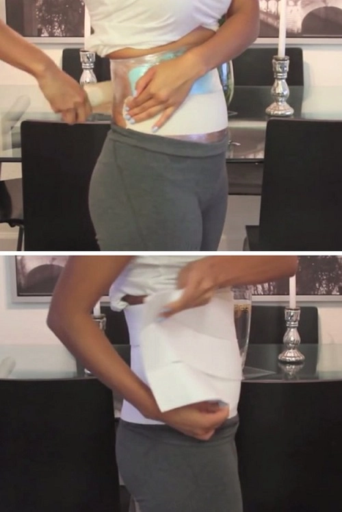 Giảm hơn 2 cm vòng bụng sau một đêm nhờ bao ni lông - 2