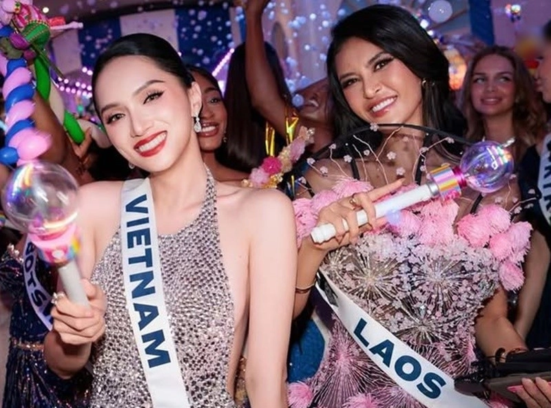 Hình ảnh hương giang ở miss universe 2025 gây chú ý - 4
