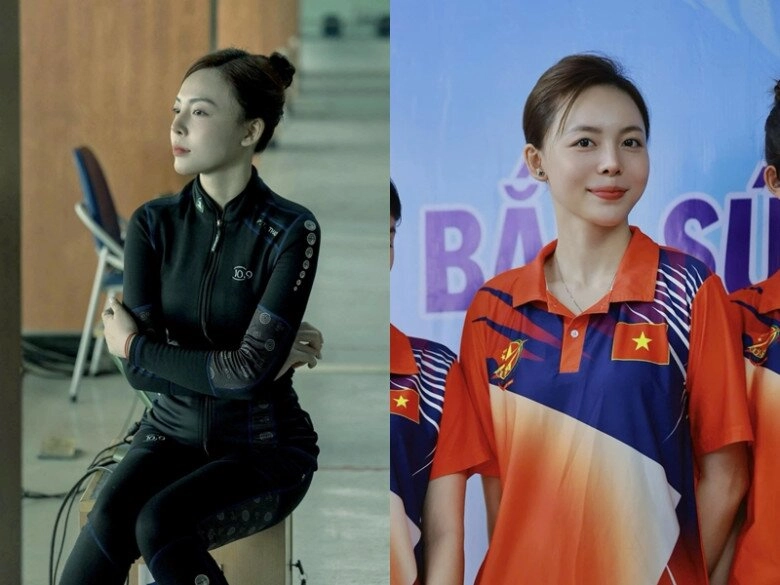 hoa khôi bắn súng 2k4 mang hàm thượng úy gây bất ngờ với diện mạo đời thường đẹp như hoa hậu chân dài chuẩn mẫu - 6