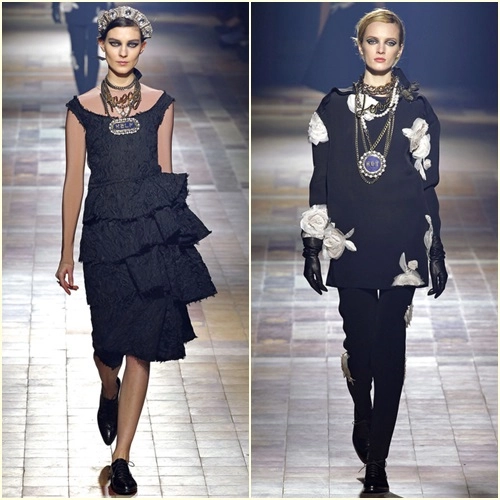 Họa tiết in nổi quyền lực của lanvin - 1