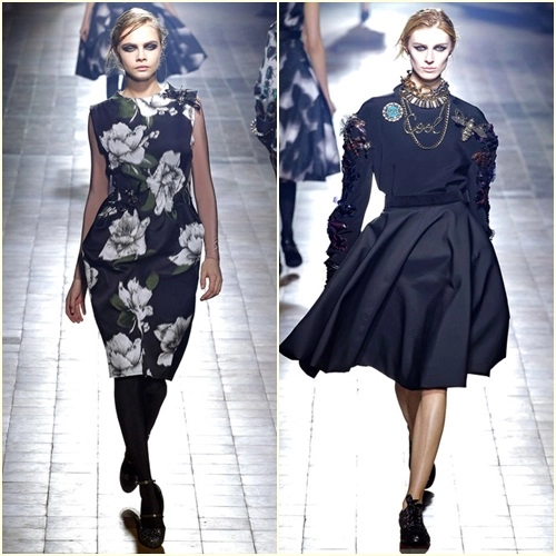 Họa tiết in nổi quyền lực của lanvin - 5