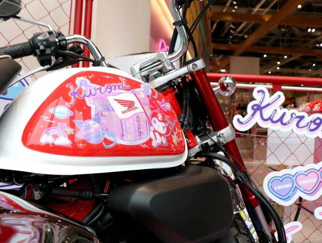 Honda giới thiệu phiên bản hợp tác thứ hai kuromi monkey 125 bán kèm phụ kiện cho fan của kuromi - 1