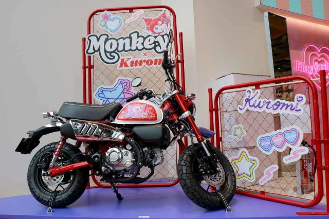 Honda giới thiệu phiên bản hợp tác thứ hai kuromi monkey 125 bán kèm phụ kiện cho fan của kuromi - 3