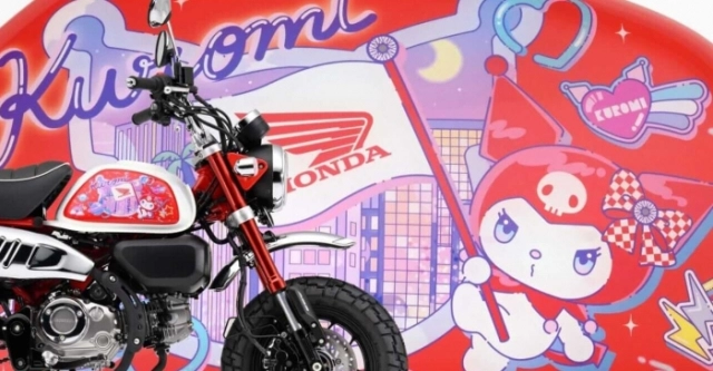 Honda giới thiệu phiên bản hợp tác thứ hai kuromi monkey 125 bán kèm phụ kiện cho fan của kuromi - 12