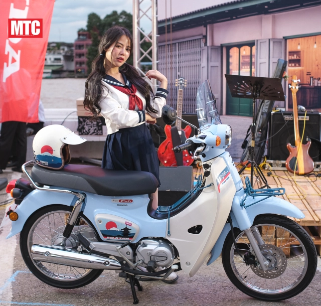 Honda ra mắt super cub fujisan limited edition với số lượng giới hạn chỉ 500 chiếc - 1