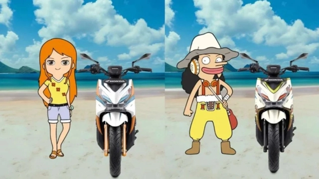 Honda trình làng bộ đôi beat street phiên bản one piece - nami và usopp - 1