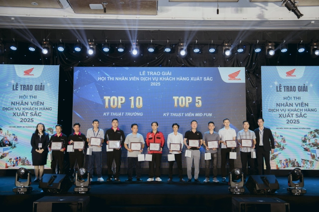 Honda việt nam tổ chức hội thi nhân viên dịch vụ khách hàng xuất sắc 2025 - 9