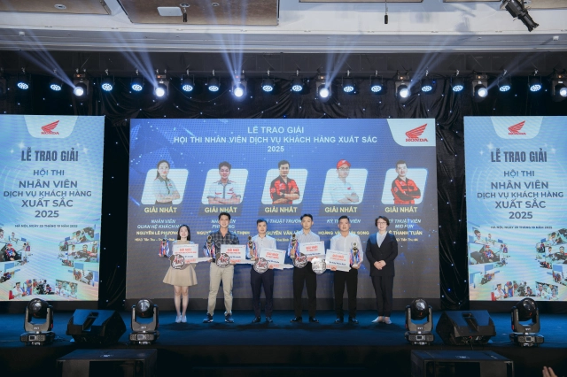 Honda việt nam tổ chức hội thi nhân viên dịch vụ khách hàng xuất sắc 2025 - 10