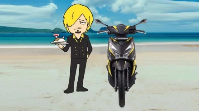 Khám phá honda beat x one piece phiên bản đầu bếp băng mũ rơm - sanji - 1