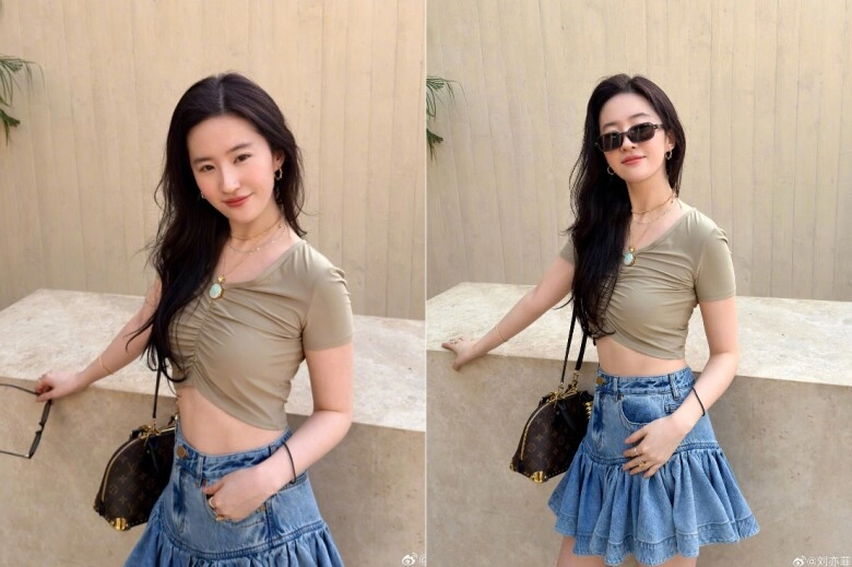 Không cần nhờ app chỉnh ảnh thần tiên tỷ tỷ lưu diệc phi giờ gầy đi thật rồi - 4