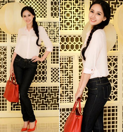 Mai phương thúy mất điểm vì jeans - 3