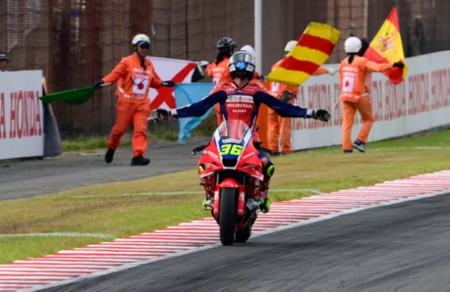 Motogp gp nhật bản joan mir đáp trả những người chỉ trích sau khi giành được bục vinh quang đầu tiên - 4