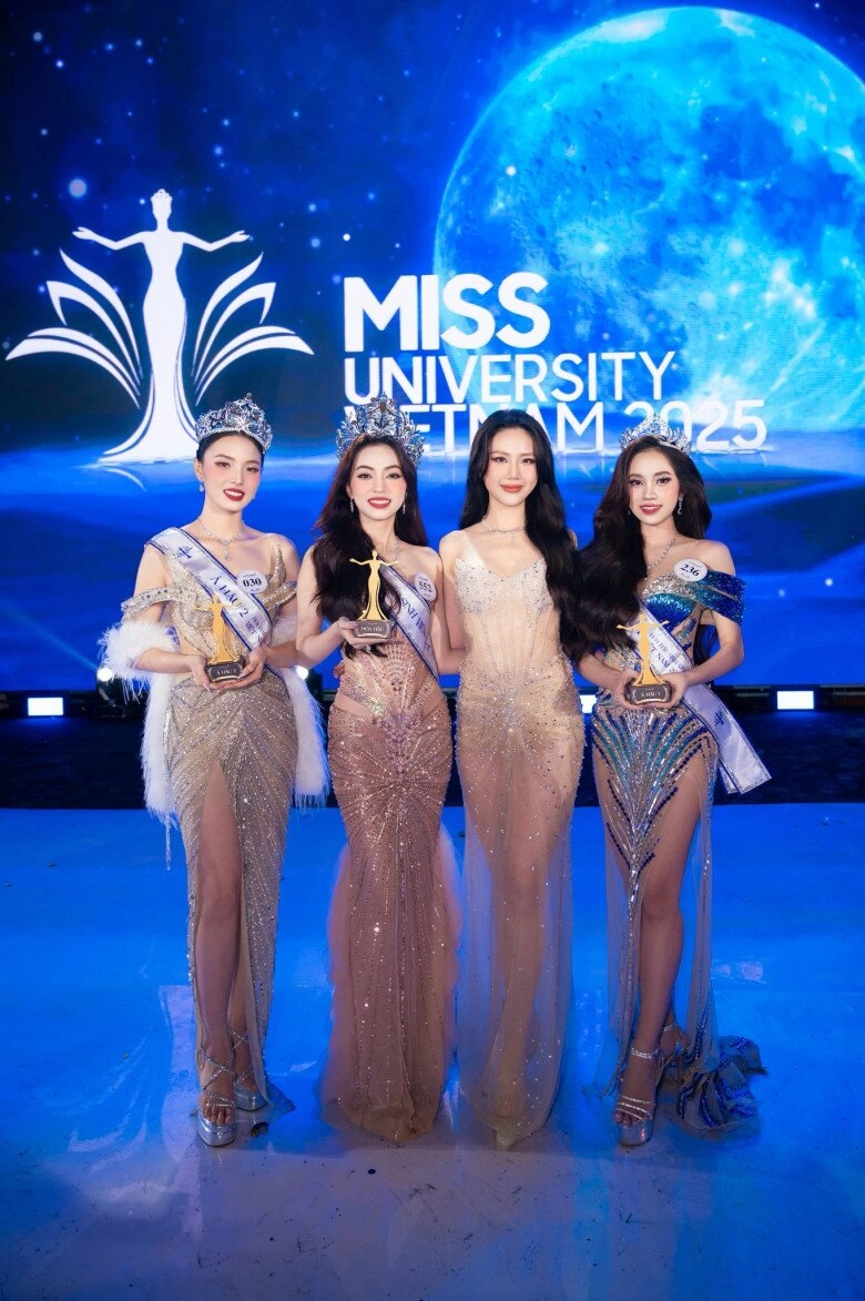 Nước da trắng như sứ của nữ sinh 2k3 là học trò của bùi quỳnh hoa vừa đăng quang hoa hậu sinh viên - 1