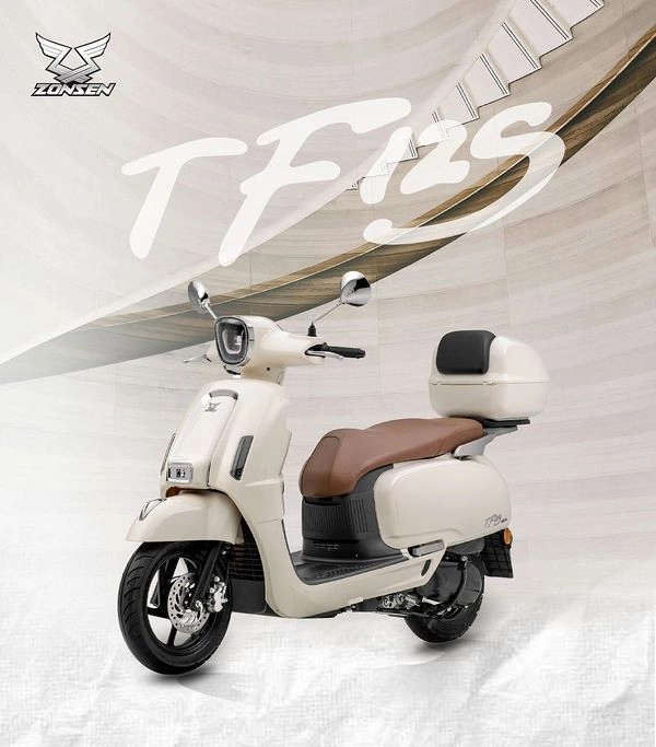 Ra mắt zonsen tf125 - mẫu xe ga retro dành cho phái đẹp có giá bán chỉ từ 23 triệu đồng - 3
