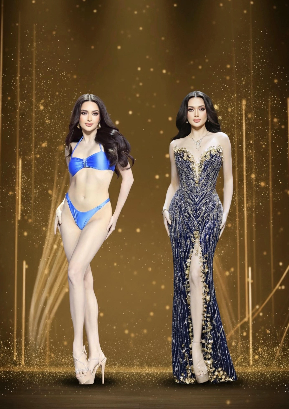 Sắc vóc quyến rũ của 4 á hậu miss universe 2025 body một 9 một 10 toàn mỹ nhân lai hút mắt - 8