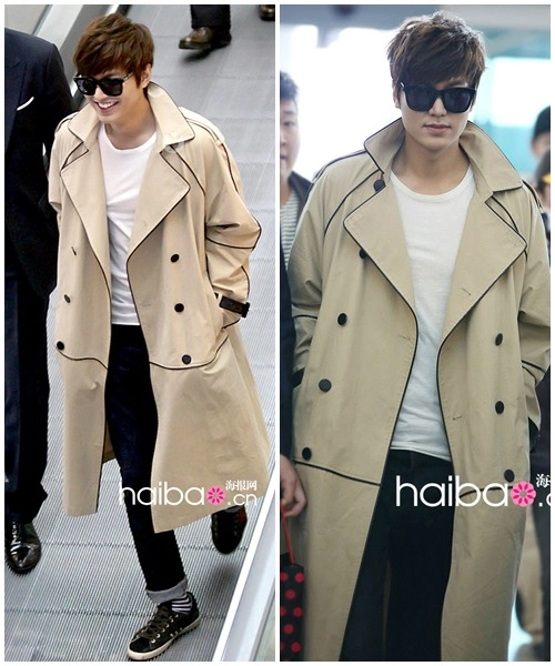 Soi phong cách thời trang sân bay tủ của lee min ho - 2