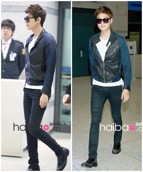 Soi phong cách thời trang sân bay tủ của lee min ho - 15