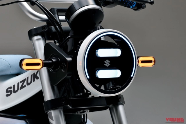 Suzuki giới thiệu mẫu xe máy điện e-vanvan tiếp nối con đường của một huyền thoại - 1