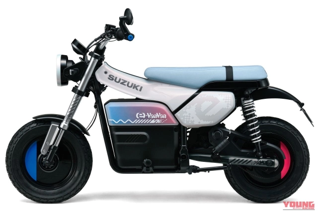 Suzuki giới thiệu mẫu xe máy điện e-vanvan tiếp nối con đường của một huyền thoại - 3