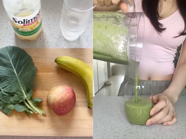 Thức uống màu xanh lá giúp cô gái giảm thần tốc 3kg có cơ bụng số 11 rõ nét làm từ 4 nguyên liệu dễ tìm chống đói hiệu quả - 2