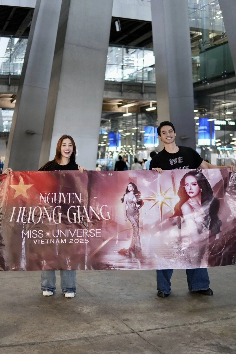 Trực tiếp chung kết miss universe 2025 dàn sao sang thái cổ vũ hương giang liệu mỹ nhân việt có tạo ra kỳ tích - 15