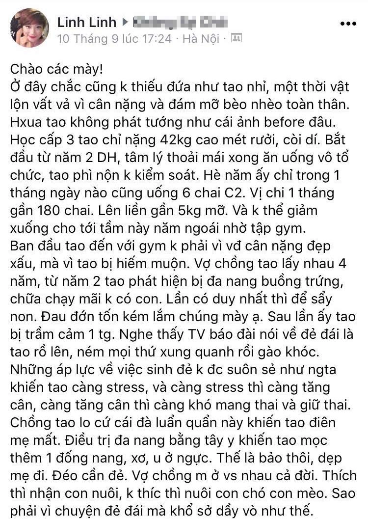 Từng trầm cảm vì hiếm muộn cô gái lột xác ngoạn mục sau 2 tháng đến phòng tập gym - 1