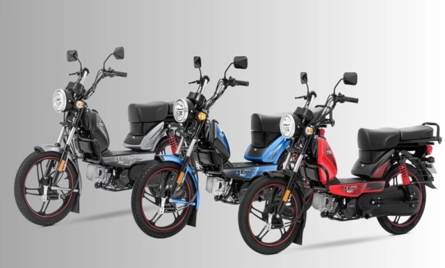 Tvs xl100 heavy duty alloy khá giống pg-1 nhưng có giá bán rẻ hơn wave alpha - 5