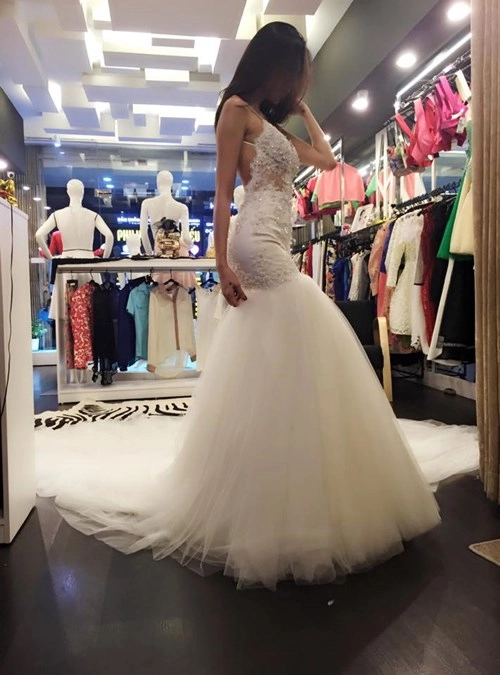Váy cưới thủy tiên na ná váy cô kim siêu vòng ba - 6
