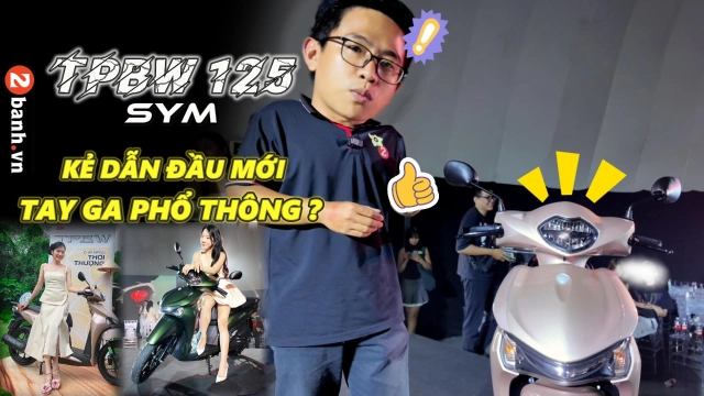 video đánh giá chi tiết sym tpbw 125 hoàn toàn mới vừa ra mắt ở việt nam - 1