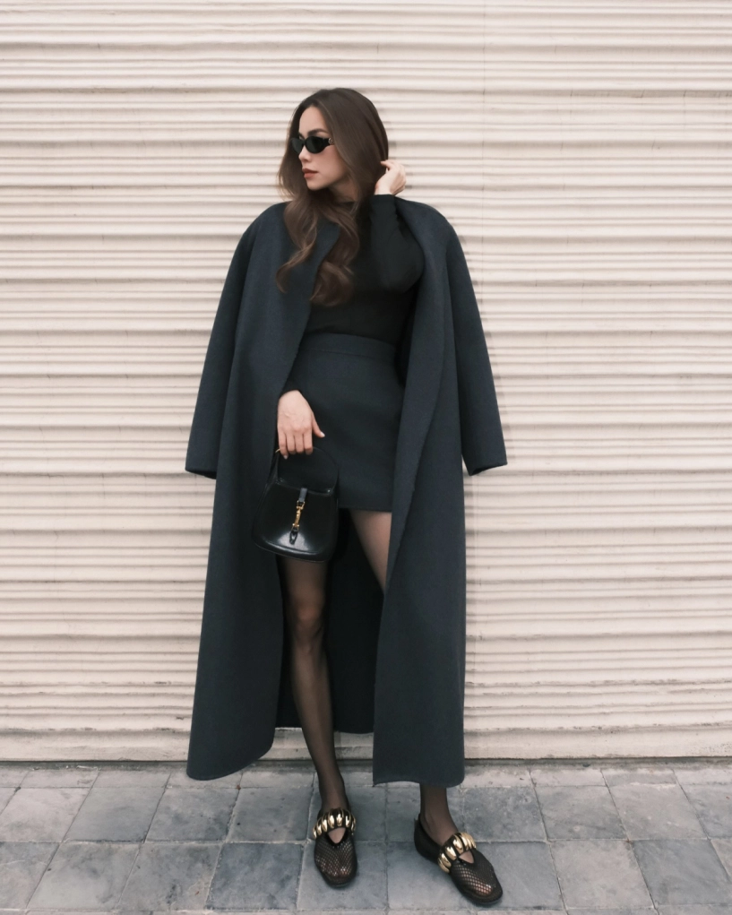 10 kiểu áo khoác mùa lạnh giúp hồ ngọc hà được khen sang chảnh - 1